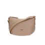 Malá gondola crossbody Manon cappucino hladká/zlato